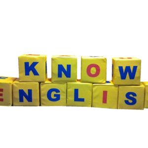 Игровой познавательный набор мягких модулей «Английский язык»